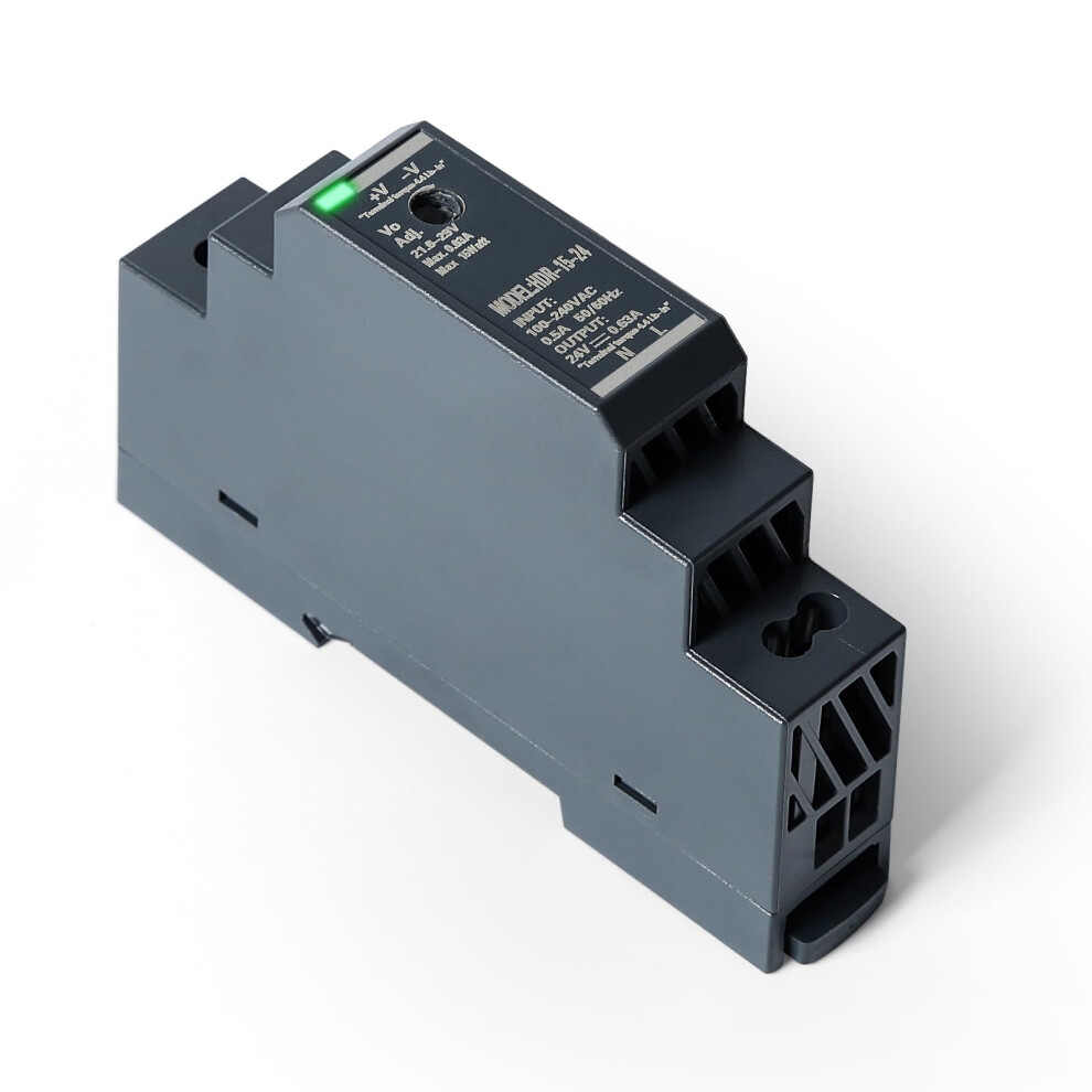 Photos - Other Electrical Equipment Jadeshay Power Supply Switching 24V 15W Power Supply Single Phase Din Rail Transformer Universal for Ring Door Bell System a