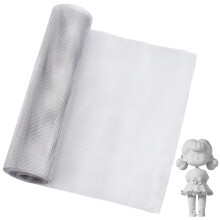 OLYCRAFT White Sculpting Wire Mesh 3mx30cm Aluminum Sculpting Wires Meshs 0.25mm Thick Aluminum Wire Mesh Roll Stainless Meshs Screen for Sculpt Clay