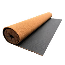 Nicoman Synthetic Coir Roll, 8mm Thick, Non-Slip Backing, 1.5m Wide, Up to 12m Length, Non-Shed Matting Roll for Flooring & Entrances (Brown