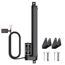 JiGiU 12V Actuator Heavy Duty 165lbs/750N Linear Actuator 12" Linear Motion Actuators with Mounting Brackets & IP65 Protection for Car RV Electric Do