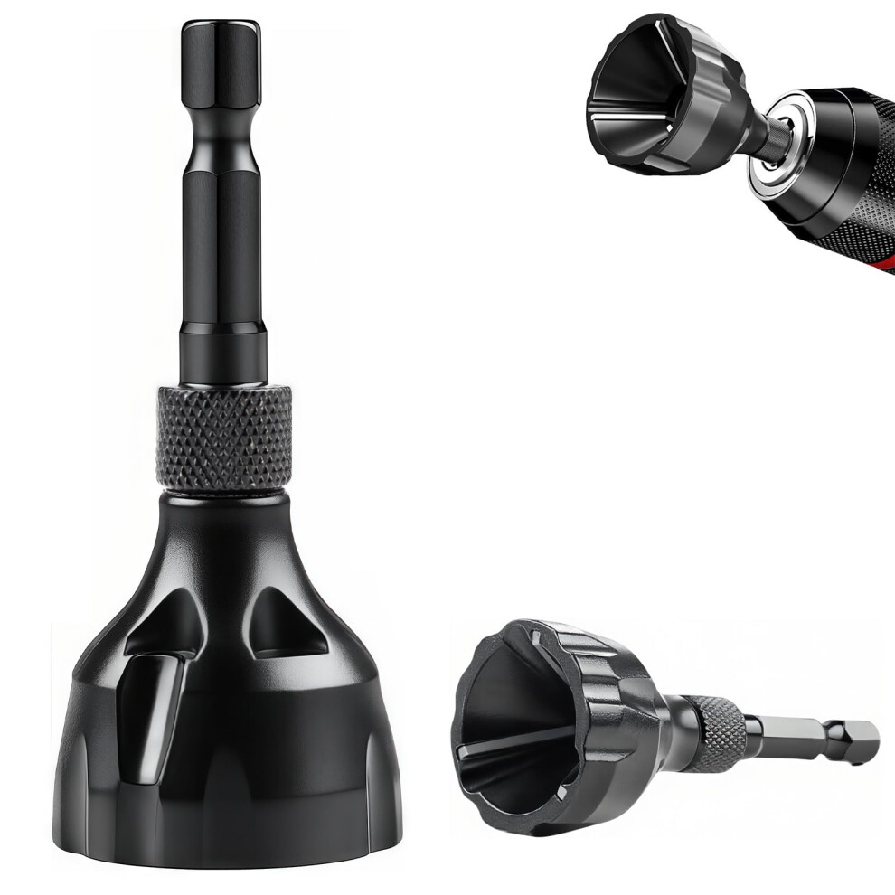 Deburring External Chamfer Tool, Pipe Deburring Tool With Tungsten Steel Blade Hex Shank Chamfer Tools Deburrings Chamfering Drill Black For Pipes, B 76424236