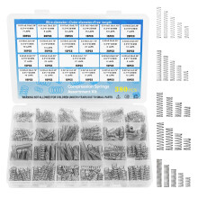 380Pcs Compression Springs Assortment Kit,304 Stainless Steel Small Springs with Storage Case,23 Different Sizes Metal Spiral Spring for Home Repairs