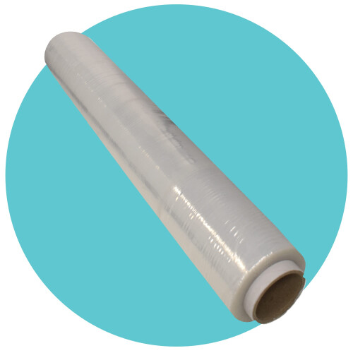 Triplast 400mm Clear Pallet Stretch Wrap - Standard Core, 17mu Thick - Plastic S