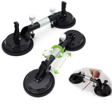 HIGHTOP 2PCS 6Inch Adjustable Stone Seam Setter Suction Cup Suckers Clamps Lifter for Granite Ceramic Tile Marble Glass Joining and Leveling and Alig