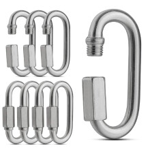 TERF 3.5mm Heavy Duty Quick Repair Chain Link Hook Steel 3.5mm (M3.5) Quick Repair Chain Hook Use For Swing Set Outdoor Travel Camping Fishing Hikin