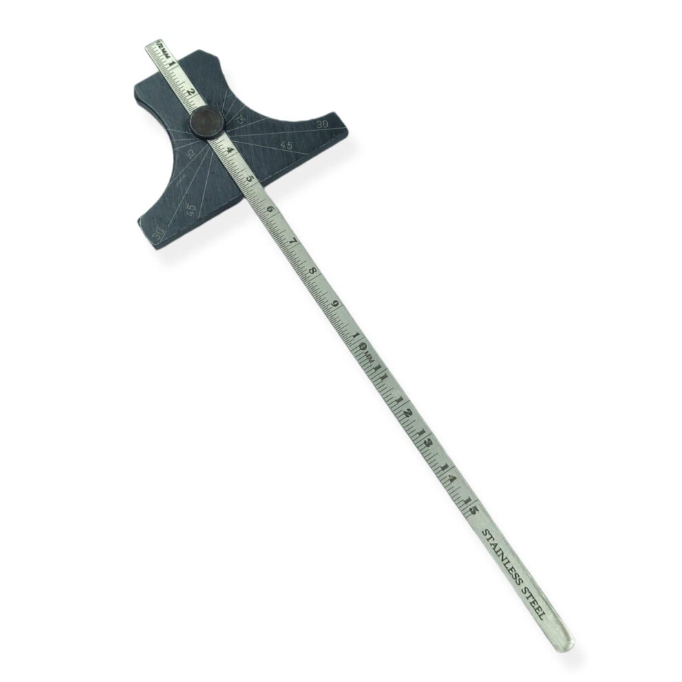 Praztech Depth Gauge Precision Stainless Steel 0 To 150Mm (0 To 6") - Metric & Imperial Measurement 88010991