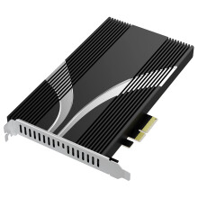SABRENT PCIe SSD Adapter, 4 NVMe M.2 Slots with Aluminum Heat Sink in