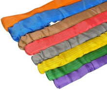Lifting Round Slings Polyester Endless Lifting Strop 1 Ton to 10 Ton (Green (2 Tonne SWL), 2.5M EWL (5M CIRC))