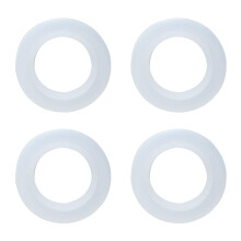 Qrity 4 Pcs O-Rings Gasket 23mm, Sink Plug Seal, Lip Bath Plug, Washer Basin Sealing Ring, Bathtub Plug Gasket, Pop Up Basin Waste Seal, Suitable for