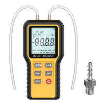 Manometer Gas Pressure Tester, Kethvoz Dual Port HVAC Differential Air Pressure Gauge with Data Logger Check Air Flow Pressure 2.999psi /20.68Kpa f
