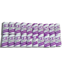 Fluff Off "Super" Lint Roller Refills, 20 Pack of 90 Sheets Extra Sticky Lint Roller Refills for Clothes, Pet Hair and Furniture - Will fit most lint