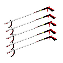 THE HELPING HAND 5 Pack Litter Picker PRO 33''/85cm. Heavy Duty Litter Picker for Adults with a Secure and Comfortable Grip. Bulk Rubbish Grabbers fo
