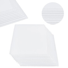 NBEADS 10Pcs Corrugated Plastic Sheets, 3mm Thick Plastic Board Moldable Plastic Sheets PP Plastic Hollow Board for Architectural Models Sand Table B