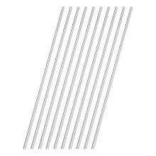 sourcing map 10Pcs Round Steel Rods, 2.1mm x 100mm High Speed Steel (HSS) Aluminium Rod Steel Bar for Shaft Gear Drill Lathes Boring Machine