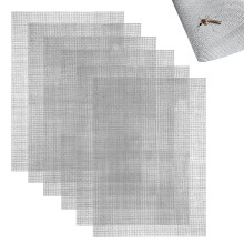 6Pcs Wire Mesh Sheets,Professional Insect Rodent Control Mesh Pest Proofing,20 Mesh Wire Mesh Panels Sheet,Metal Mesh Rodent Mesh Pest Proofing Mesh