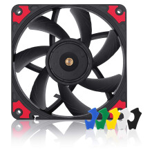 Noctua NF-A12x15 PWM chromax.black.swap, Premium Quiet Slim Fan, 4-Pin (120x15mm, Black)