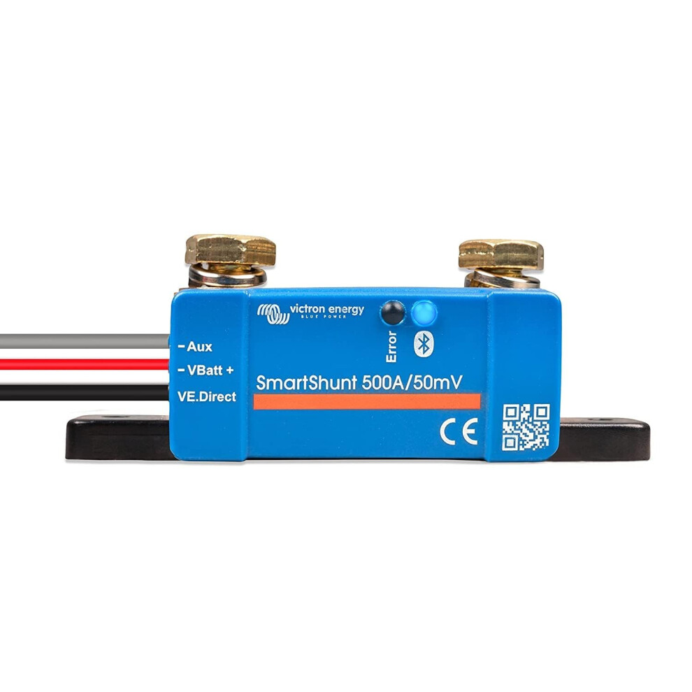 Victron Energy Smart Battery Shunt Ip65 - Battery Monitor (Bluetooth) - Victron Smart Shunt With Detailed In-App Insights - 6.5V-70V, 500 Amp 89264966