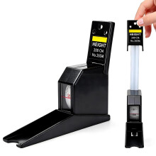 2m Retractable Wall Mounted Height Meter, Portable Height Measurement Device Growth Chart for Adult Children, Roll Ruler Body Measuring Tape for Home