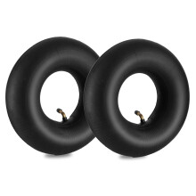 NONMON 4.10/3.50-4 Inner Tube, 2Pcs 410/350-4 Replacement Inner Tubes with Standard Bent Valve Universal Fits for Wheelbarrow Hand Trucks Lawn Movers