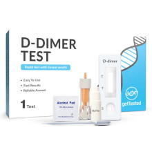 GetTested D-Dimer Test Kit, at-Home Blood Clot Risk Screening, Rapid Results in 10 Minutes, Simple Sample Collection, Accurate, Convenient, and Easy