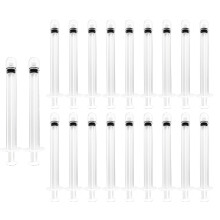 20PCS Disposable Individual Vaginial Applicator Portable Lube Injector Smooth Lube Applicator for Most Gels Lubricants Suppositories Pills and Tablet