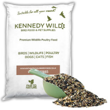 Kennedy Wild Premium Wildlife Poultry Feed Mix (13kg) Healthy & Nutritious Bird Food for Chickens & Other Poultry Wildlife. Includes Layers Pellets,