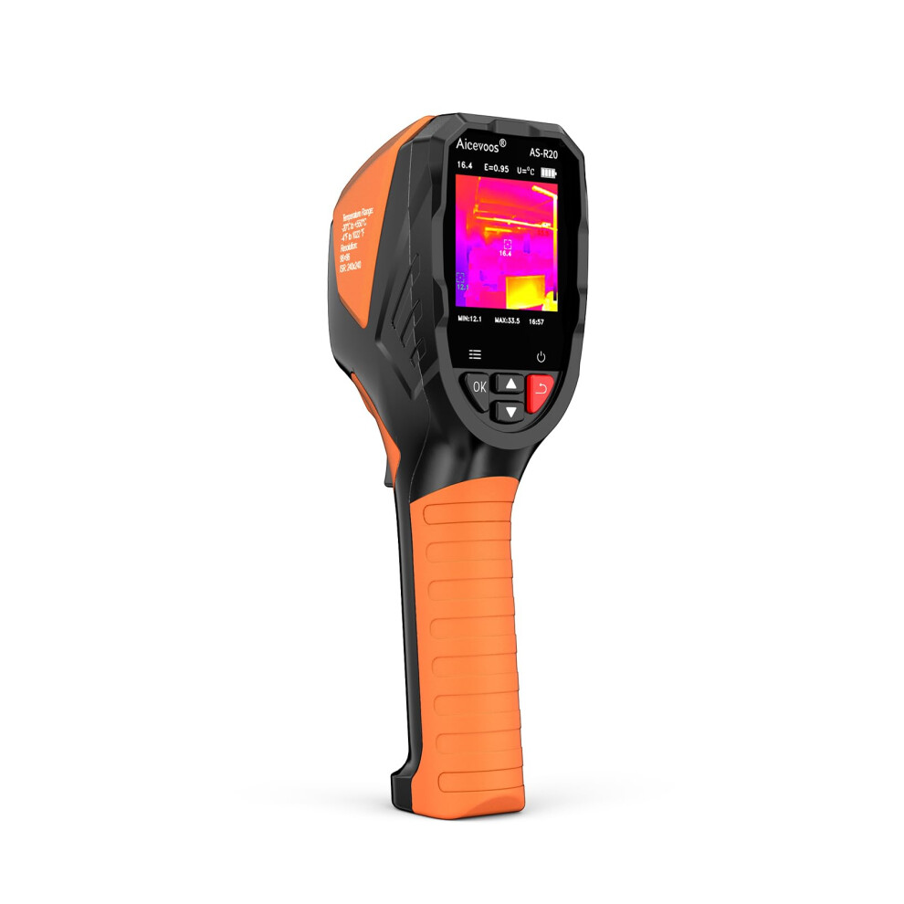 Aicevoos R20 Handheld Thermal Camera, Super Resolution 240 X 240, Thermal Imaging Camera With Laser Pointer, 96 X 96 Ir Resolution, 25 Hz Infrared Ca 12913138