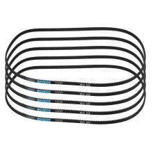 sourcing map 5pcs HTD-3M Rubber Timing Belt 228 Teeth, 684mm Pitch Length x 6mm Width x 2.4mm Height, Closed Loop Pulley Timing Belt