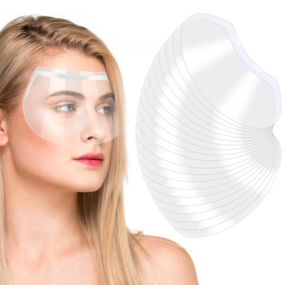 Photos - Safety Equipment 50 PCS Shower Face Eye Shields, Eye Shield After Cataract Surgery, Clear Shower Visor for Adults, Face Shield for Hairspray,