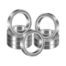 sourcing map 8 Pack 6703ZZ Deep Groove Ball Bearings, 17 x 23 x 4mm Chrome Steel Double Shield Bearing for Electric Motor, Home Appliances, Industria