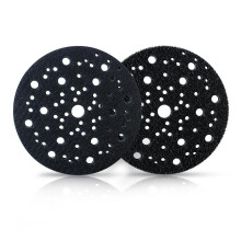 KNUIUYY 2 Pack 150mm 70 Hole Professional Interface Pad for Mirka CEROS DEROS, Trend 150 mm Pad Saver for Random Orbital ROS Sanders, Hook and Loop I
