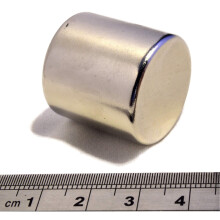 POWER MAGNET STORE 1" Dia x 1" Thick (25mm) Neodymium Neo Rod Magnet. Super Strong Pull approx 25Kg Disc Round