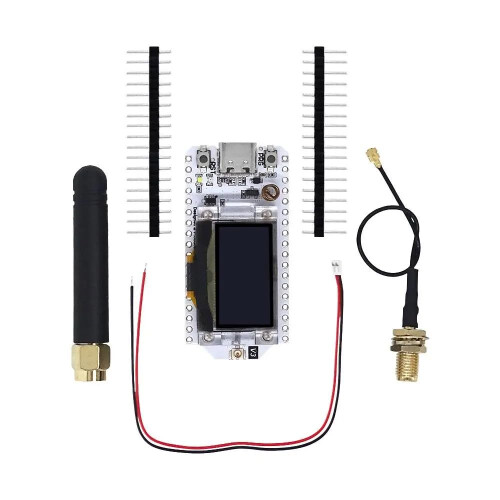 DollaTek for meshcore 868MHz - 915MHz Lora SX1262 Development Board 0.96 OLED Display ESP32 WIFI HTIT Bluetooth Board Development IOT Module For Ardu