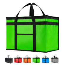 NZ home Insulated Food Delivery Bag (2XL) Thermal Bag, Cooler Bag for Grocery Shopping, Hot & Frozen Food Takeaway, Reusable, Foldable & Heavy Duty (