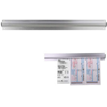 Restaurant Order Grabber,30cm Tab Grabber Kitchen Order Holder Aluminium Order Tab Grabbers Folder Wall-Mounted Ticket Rack Holder Bill Receipt Hangi