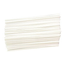 SKYPRO 100PCS Diameter 1.5mm Length 250mm White ABS Styrene Plastic Round Bar Rods for DIY, DIY Sand Table Model, DIY Scene Making, Building Making