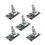 JZK 5 Pieces KY-040 rotary encoder 5 pin, 360 degree rotary encoder module KY-040, rotary encoder pushbutton switch 1
