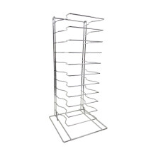 Baki Pizza Pan Rack 11-Slot Shelf Stack for Stacking Pans Trays Separator Screen