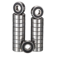 HiPicco 695-2RS Deep Groove Ball Bearings, ID 5mm x OD 13mm x Width 4mm Miniature Bearings, Double Rubber Sealed Ball Bearing Pre-Lubricated Chrome S