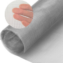 Wire Mesh Roll Stainless Steel Woven Wire Mesh Fine Metal Rodent Proof Air Vent Mesh 20 Mesh Filter Screen Sheet for Garden Insect 30cm x 120cm