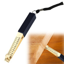 Fire Door Gap Gauge Checker Tool,Metal Fire Door Gap Gauge,Door Gap Measuring Tool,Golden Door Undercut Measure for Measure Fire Door Clearance,House