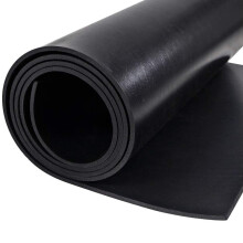 Nisorpa Smooth Rubber Matting Roll Non Slip SBR Rubber Sheet Roll, 300 x 100 cm Heavy-Duty Garage Flooring Mats 3mm Thick, Ideal for Shed, Gym, Garag