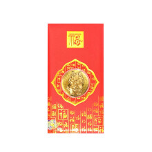 Spring Festival Red Packets Chinese Red Envelope Dragon Gold Foil Lucky 10 Pack