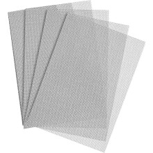 4 Pack 20 Mesh 304 Stainless Steel Wire Mesh,210x300mm,Metal Insect Mesh Sheet, Fine Wire Mesh, Rat Mesh Wire Mesh Sheet for Vents, Home, Kitchen, Ga