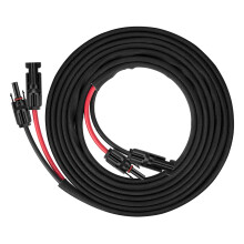 iGreely 6mm² Solar Panel Cable with Female and Male Solar Panel Connector, 6m 6mm² Solar Extension Cable with Flame Retardant Sleeve (6m)