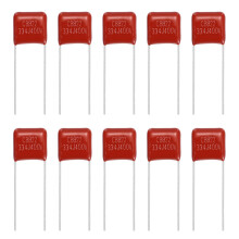 sourcing map 20 Pcs Metallized Polypropylene Film Capacitors, CBB22 400V 334J 0.33UF Capacitors Assortment Kit for Electronics Appliances and Energy