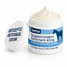 Antifungal Wound Cream for Dogs, Horses, Cats & Livestock 450g | Veterinary Antibacterial & Healing Wound Cream | Skin Treatment for Cuts, Sores, Abr