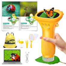 1000X Handheld Digital Microscope for Kids - 2.0" Screen, 5-12 Year Old Boy Gifts-Outdoor Toys for Age 5-12 Rechargeable Mini Labster Portable Pocket
