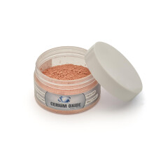 GLASS POLISH 50g Cerium Oxide High-Grade 85% Pure Glass Polishing Compound, Suspension-Treated Formula, 3.5 Micron Particle Size, Enhanced Restoratio