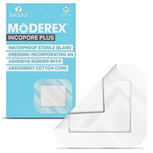 Sterile Self Adhesive Waterproof Island Dressing Latex Free with Transparent Border and 100% Cotton Absorbent pad x 25 (6cm x 7cm x 25)